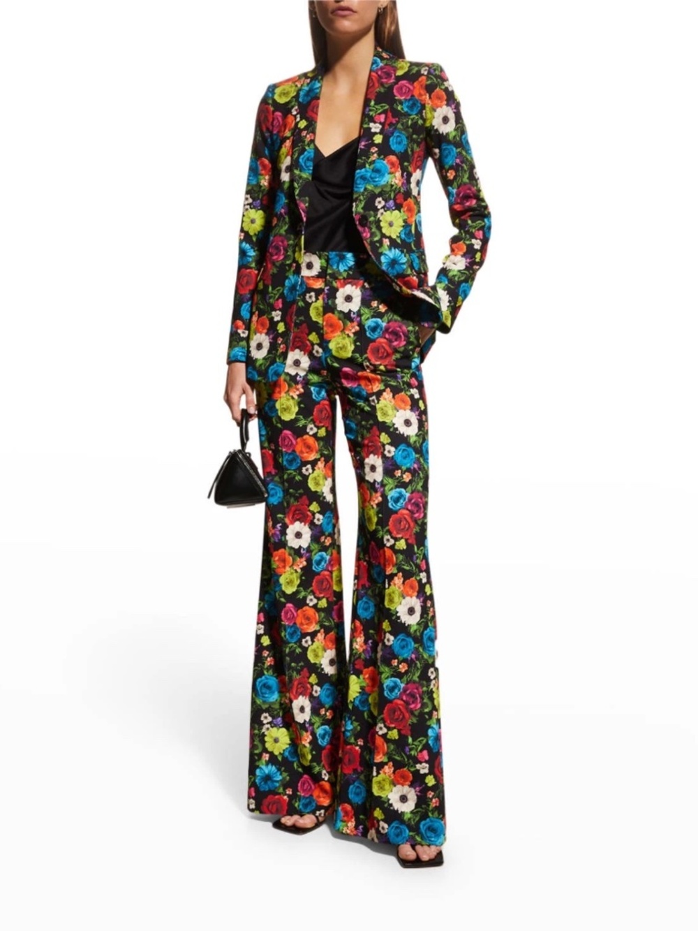 Alice + Olivia Macey Floral Blazer size 0 - Picture 2 of 12